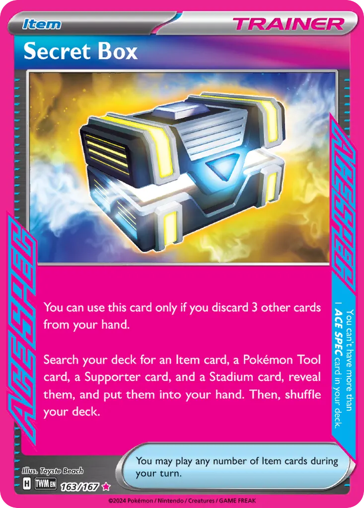 Secret Box — Twilight Masquerade 163 Pokémon card