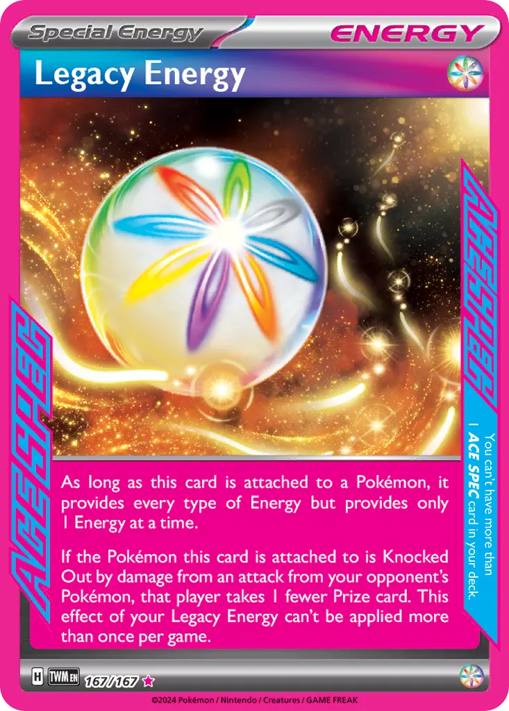 Legacy Energy — Twilight Masquerade 167 Pokémon card