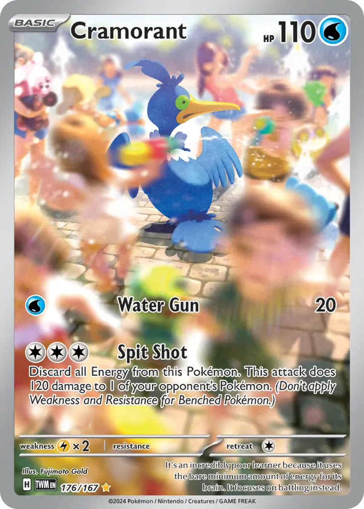 Cramorant — Twilight Masquerade 176 Pokémon card