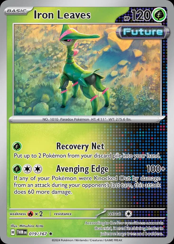 Iron Leaves — Twilight Masquerade 19 Pokémon card