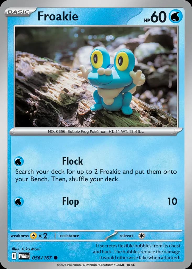 Froakie — Twilight Masquerade 56 Pokémon card