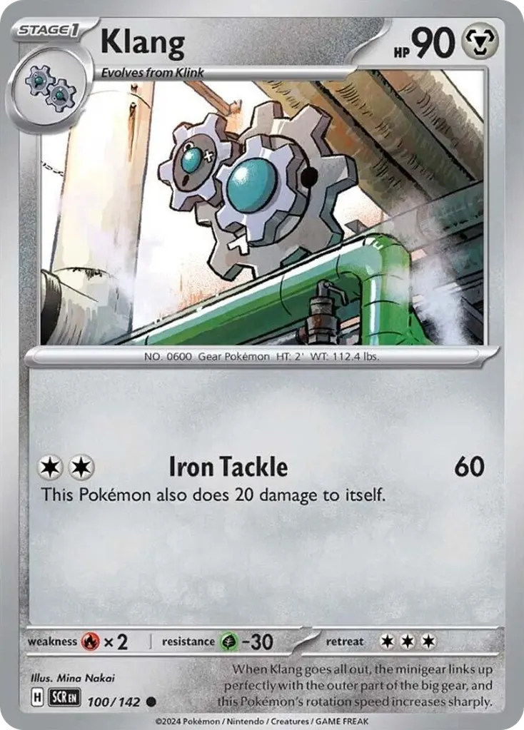 Klang — Stellar Crown 100 Pokémon card