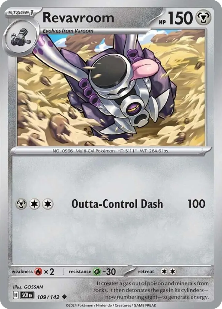 Revavroom — Stellar Crown 109 Pokémon card