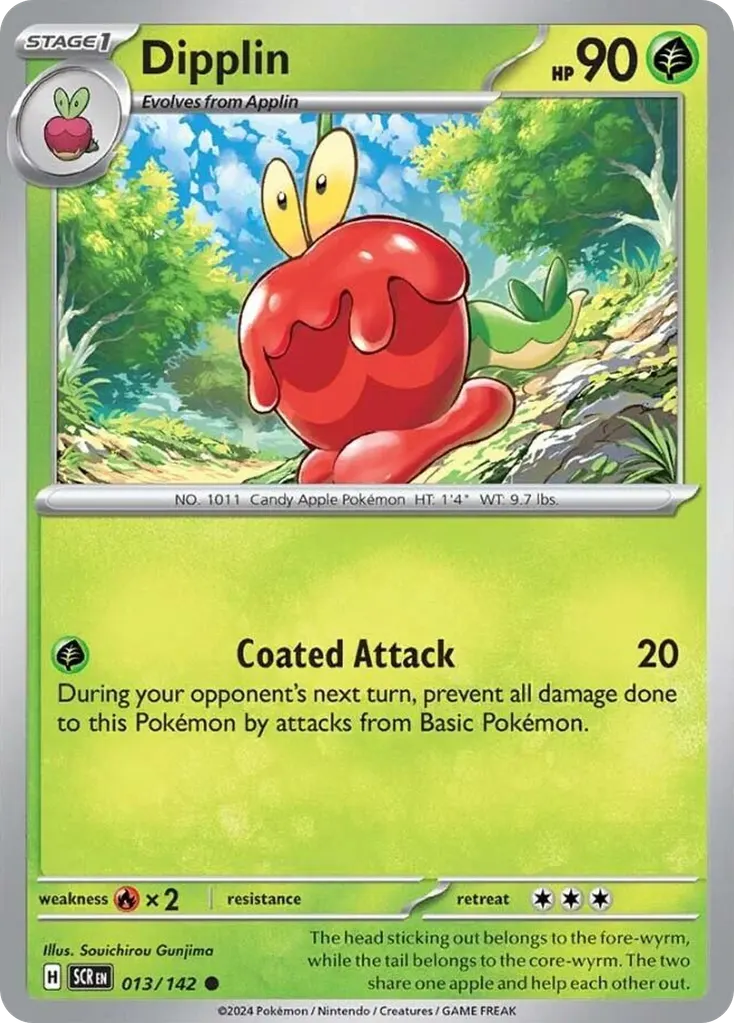 Dipplin — Stellar Crown 13 Pokémon card