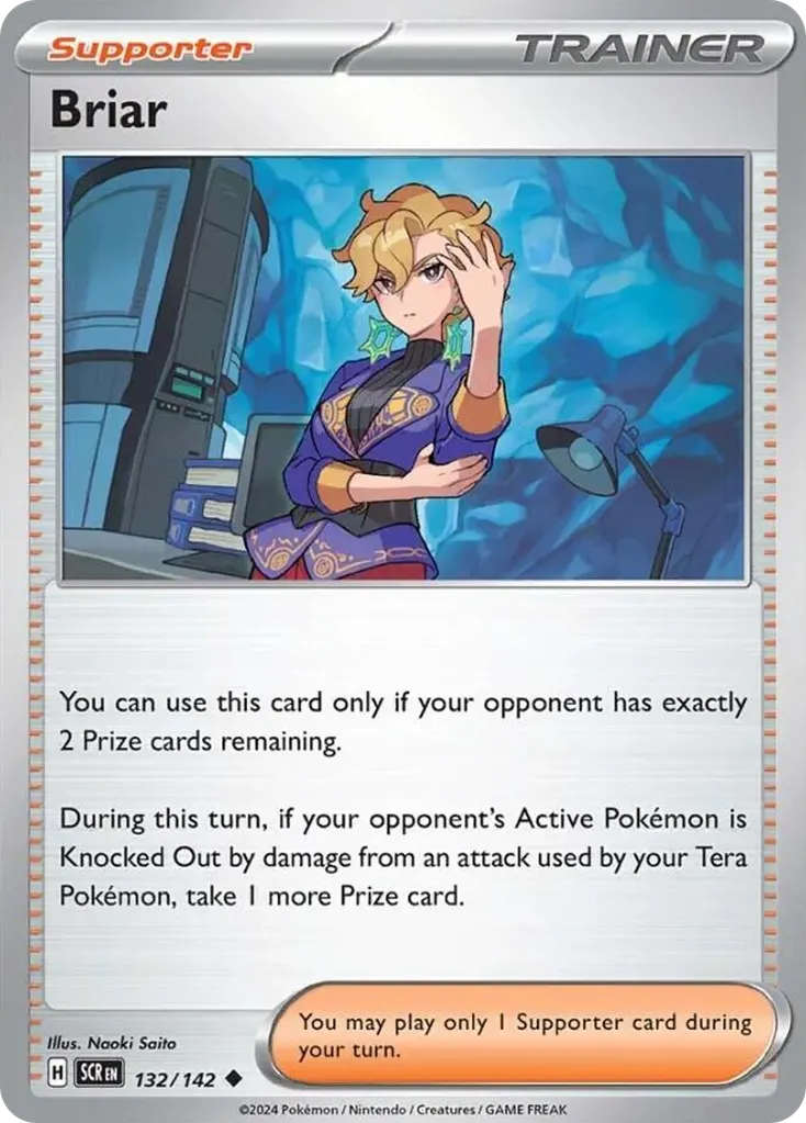 Briar — Stellar Crown 132 Pokémon card