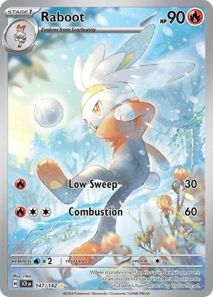 Raboot — Stellar Crown 147 Pokémon card