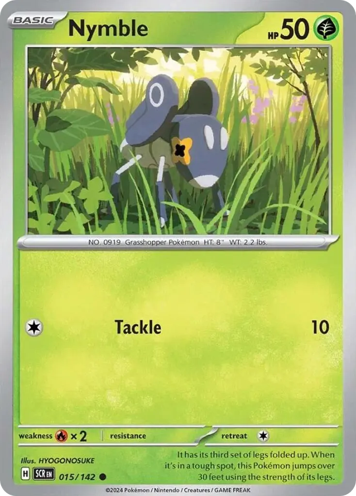 Nymble — Stellar Crown 15 Pokémon card