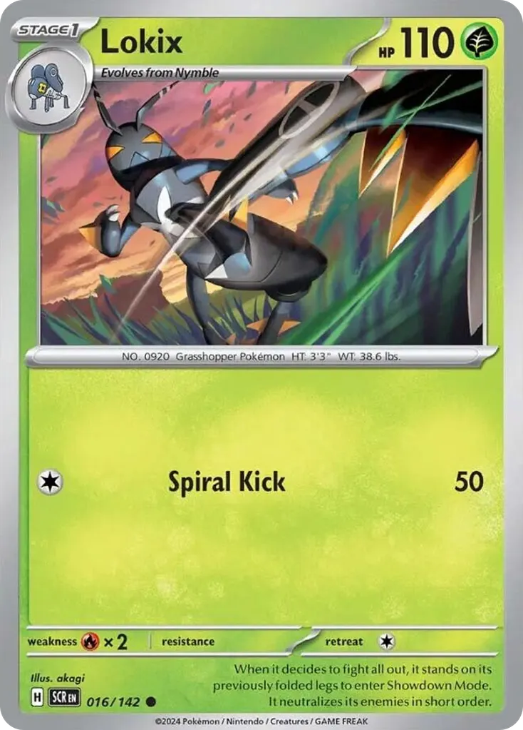 Lokix — Stellar Crown 16 Pokémon card