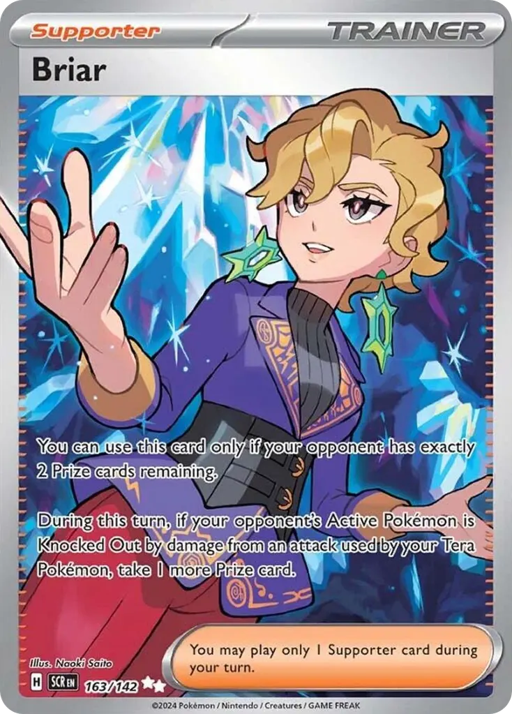 Briar — Stellar Crown 163 Pokémon card