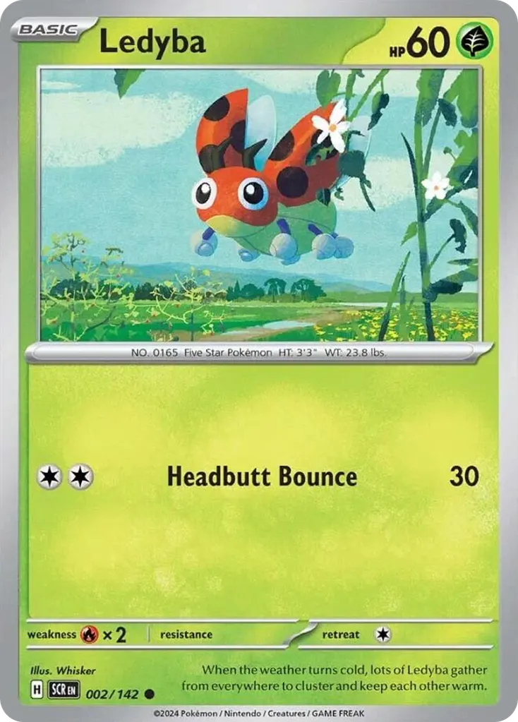 Ledyba — Stellar Crown 2 Pokémon card