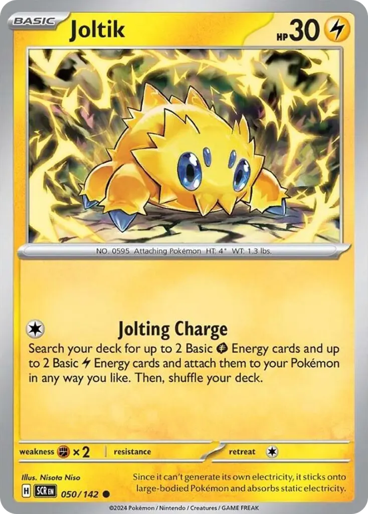 Joltik — Stellar Crown 50 Pokémon card