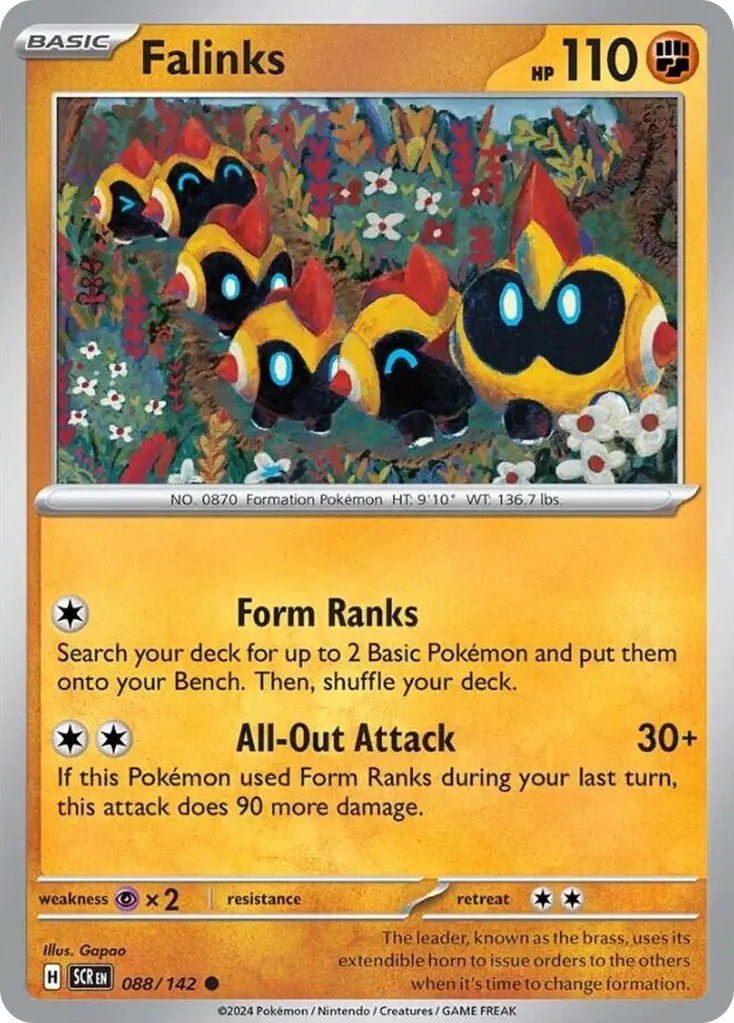 Falinks — Stellar Crown 88 Pokémon card