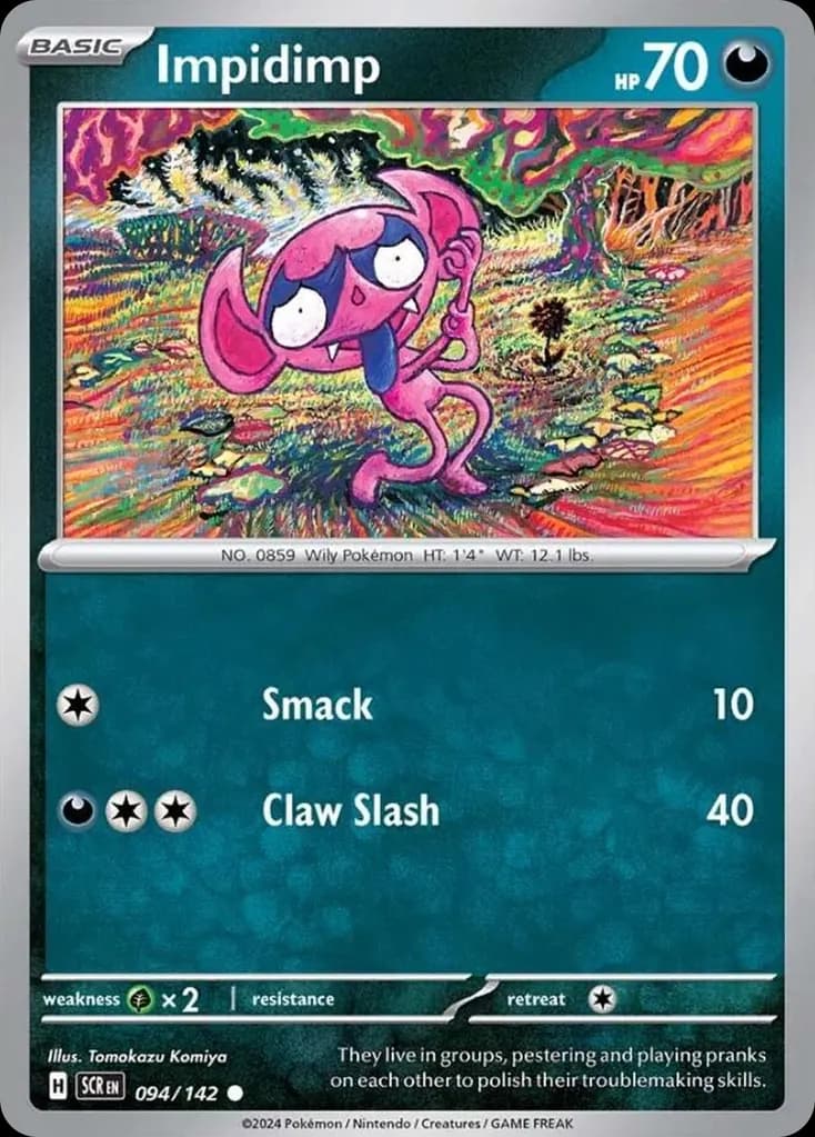 Impidimp — Stellar Crown 94 Pokémon card