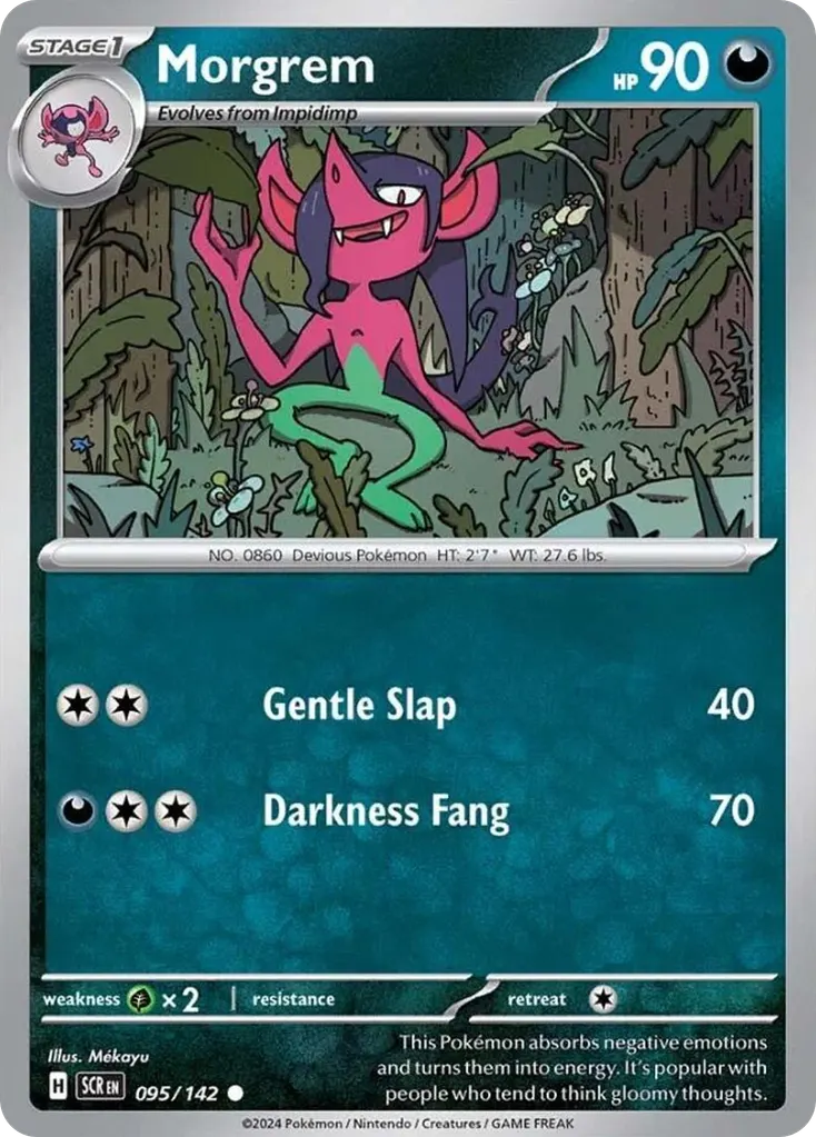 Morgrem — Stellar Crown 95 Pokémon card