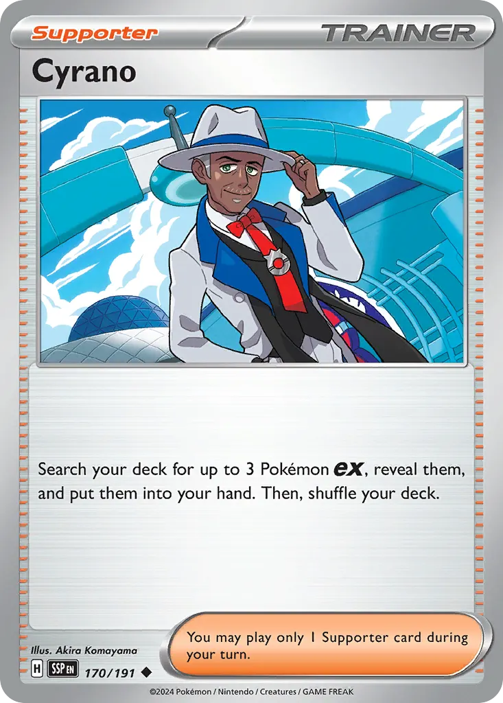 Cyrano — Surging Sparks 170 Pokémon card