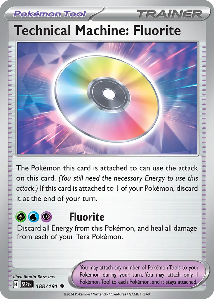 Technical Machine: Fluorite — Surging Sparks 188 Pokémon card