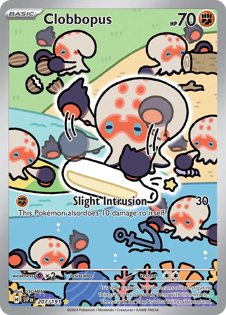 Clobbopus — Surging Sparks 207 Pokémon card