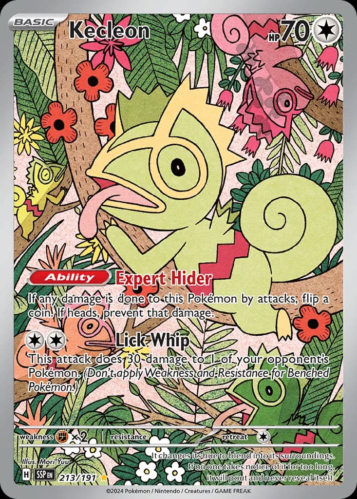 Kecleon — Surging Sparks 213 Pokémon card