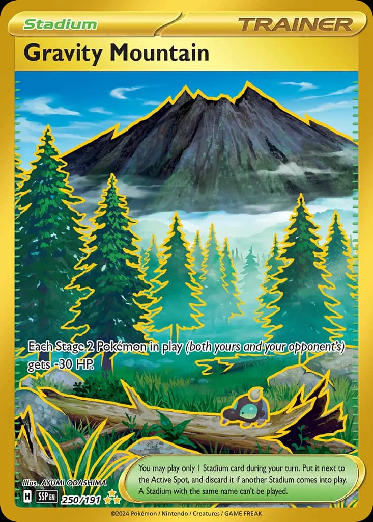 Gravity Mountain — Surging Sparks 250 Pokémon card