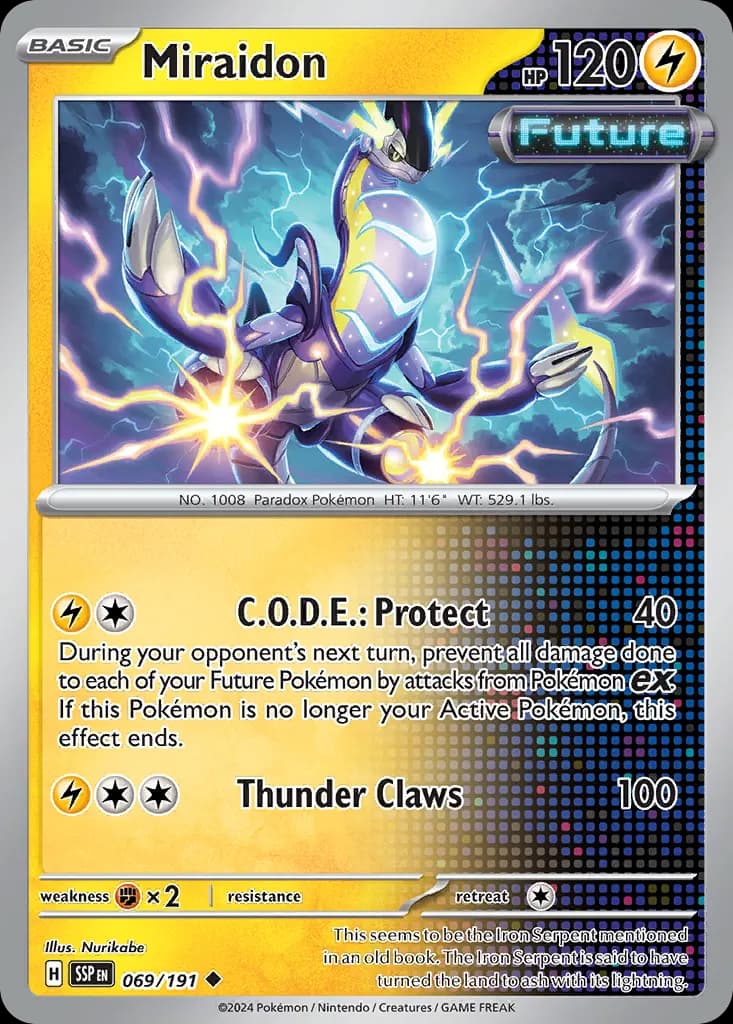 Miraidon — Surging Sparks 69 Pokémon card
