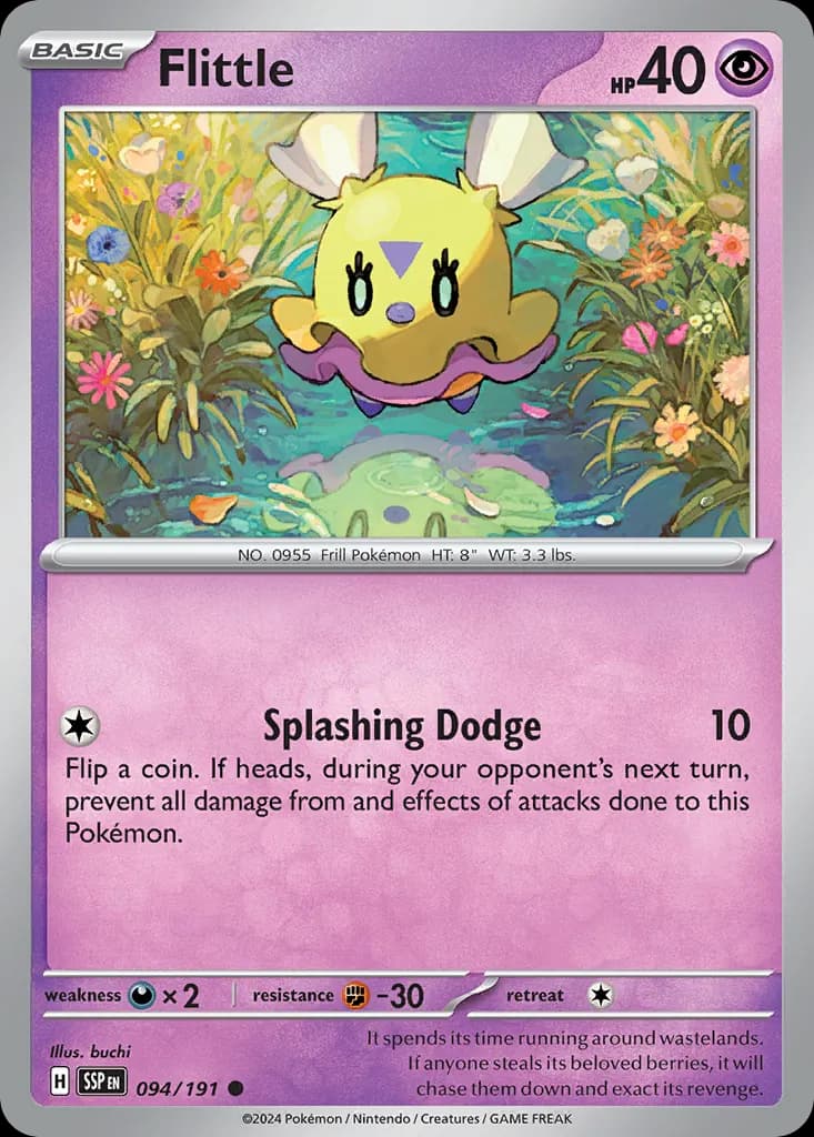 Flittle — Surging Sparks 94 Pokémon card