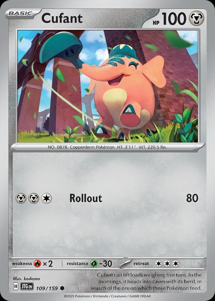Cufant — Journey Together 109 Pokémon card