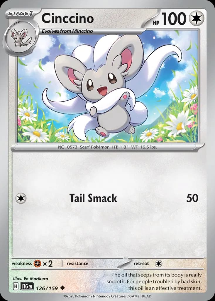 Cinccino — Journey Together 126 Pokémon card