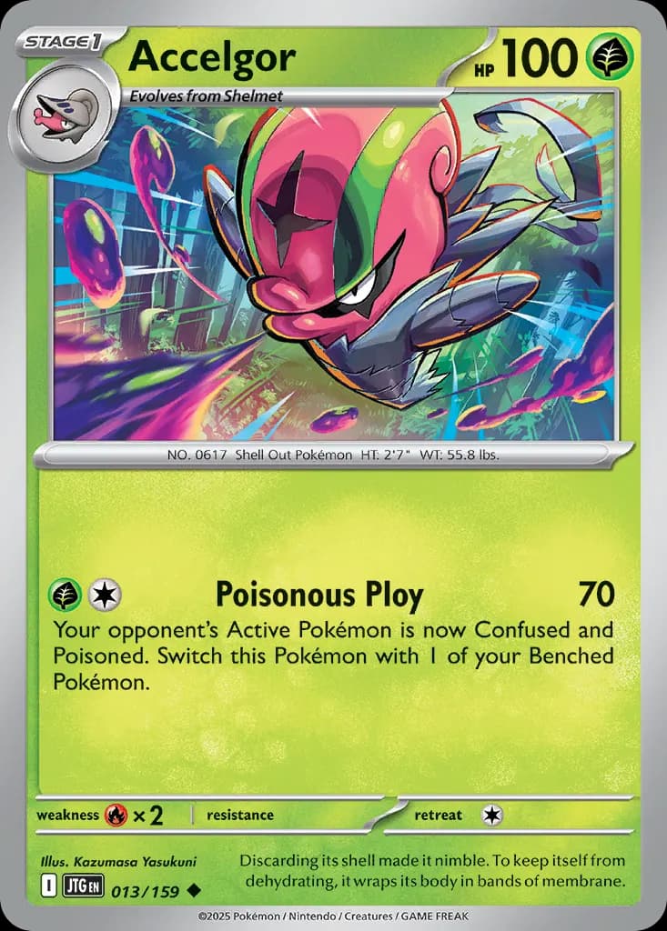 Accelgor — Journey Together 13 Pokémon card