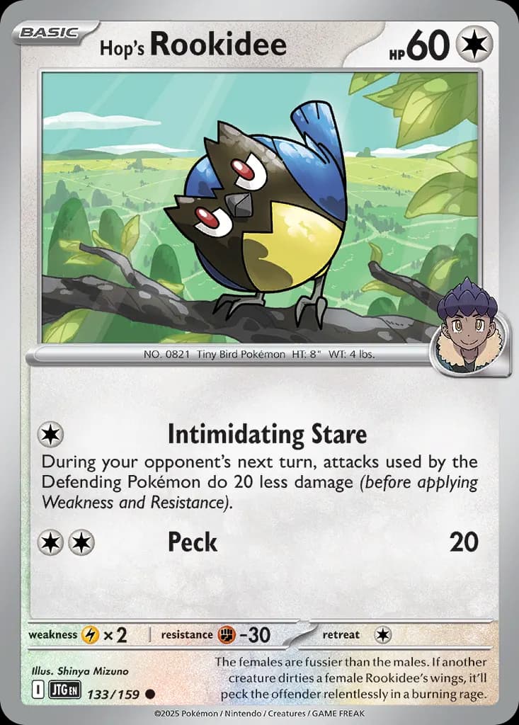 Hop's Rookidee — Journey Together 133 Pokémon card