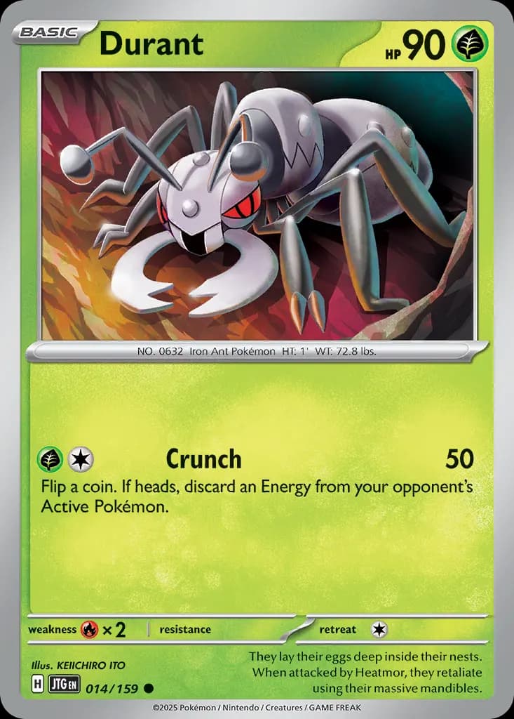 Durant — Journey Together 14 Pokémon card