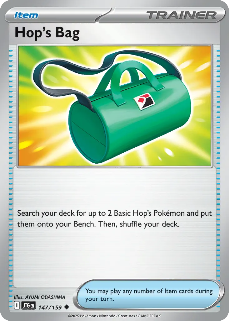 Hop's Bag — Journey Together 147 Pokémon card