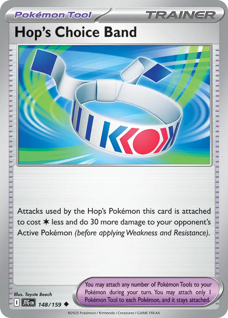 Hop's Choice Band — Journey Together 148 Pokémon card