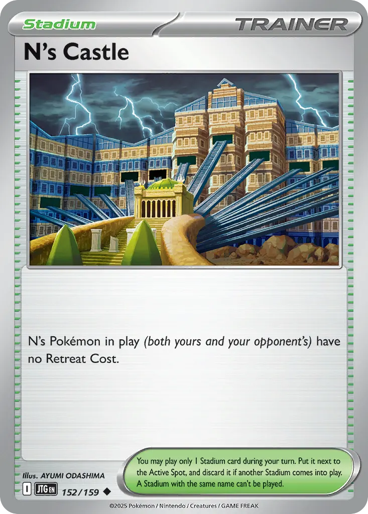 N's Castle — Journey Together 152 Pokémon card