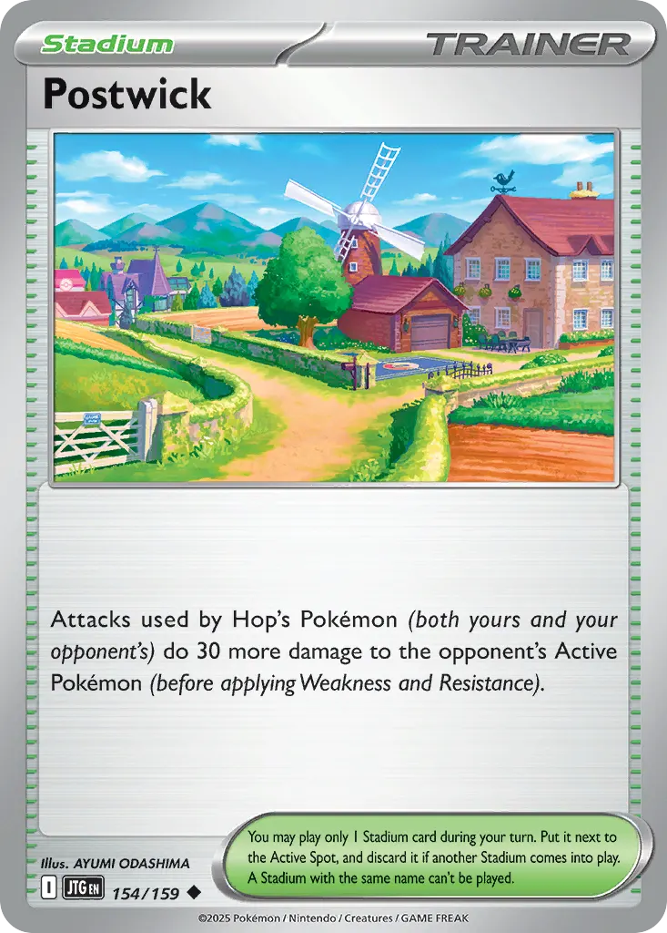 Postwick — Journey Together 154 Pokémon card