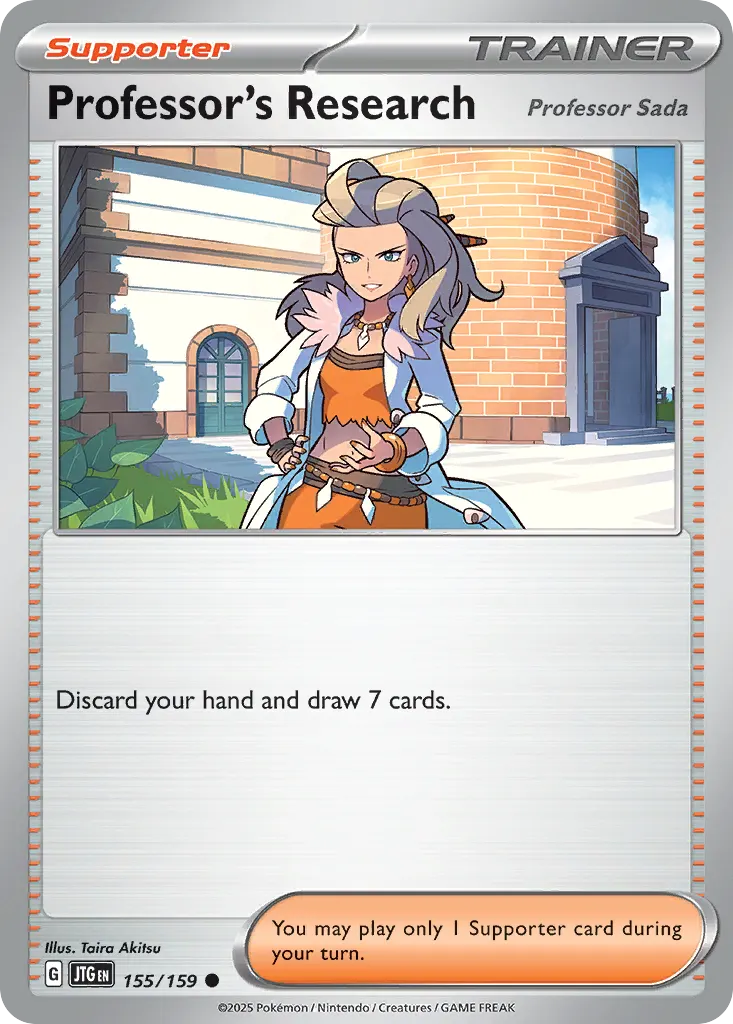 Professor's Research — Journey Together 155 Pokémon card