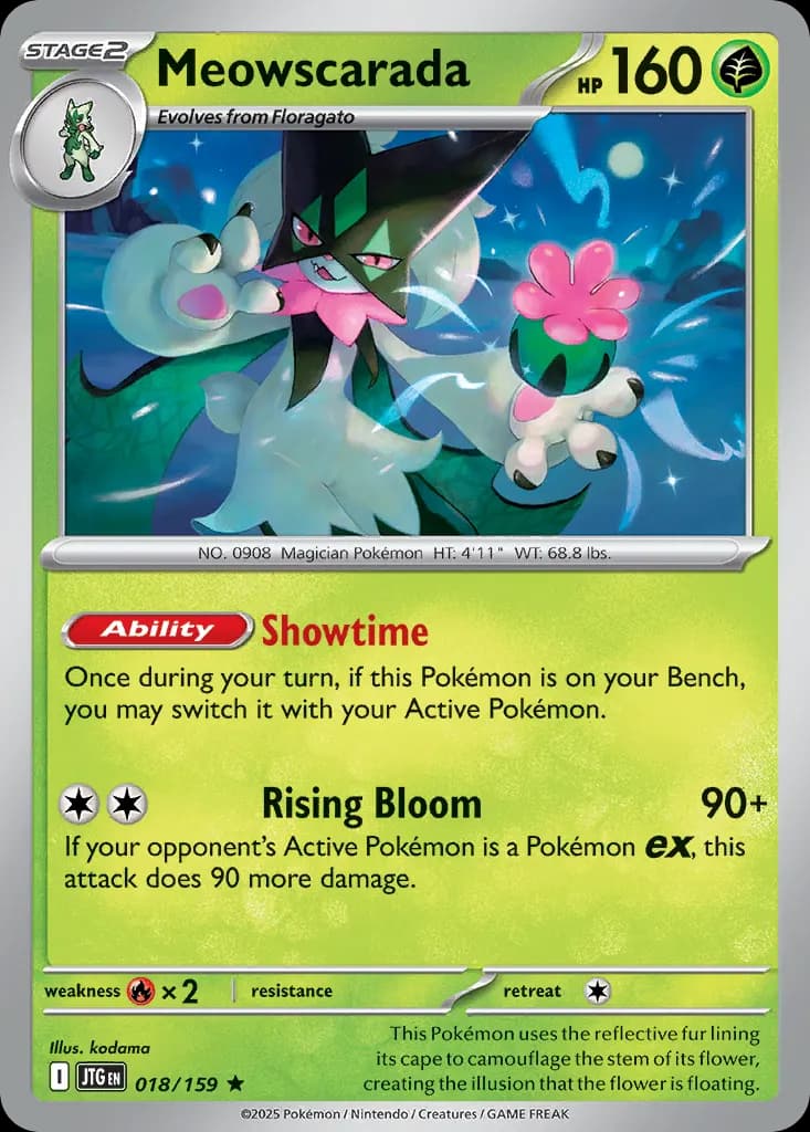 Meowscarada — Journey Together 18 Pokémon card