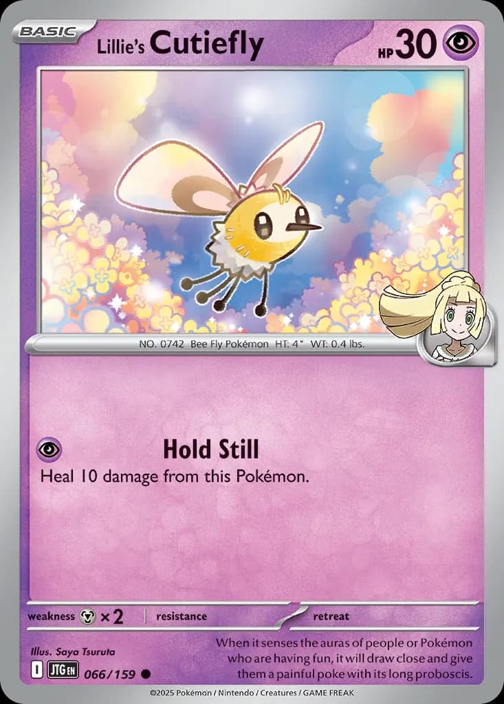 Lillie's Cutiefly — Journey Together 66 Pokémon card