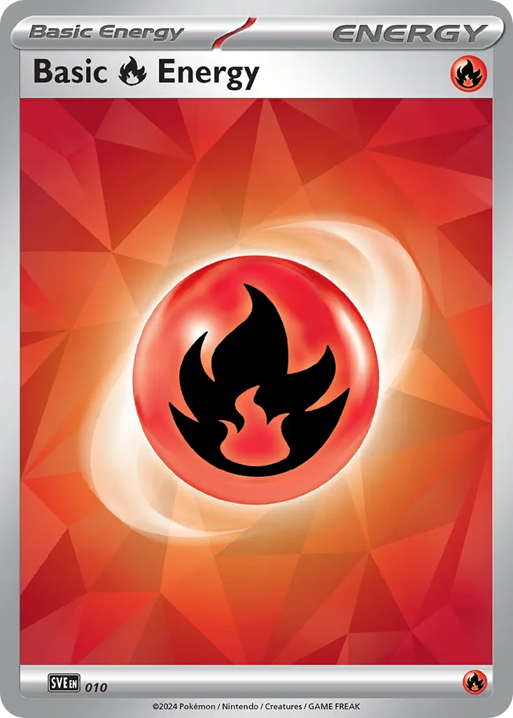 Basic Fire Energy — Scarlet & Violet Energies 10 Pokémon card