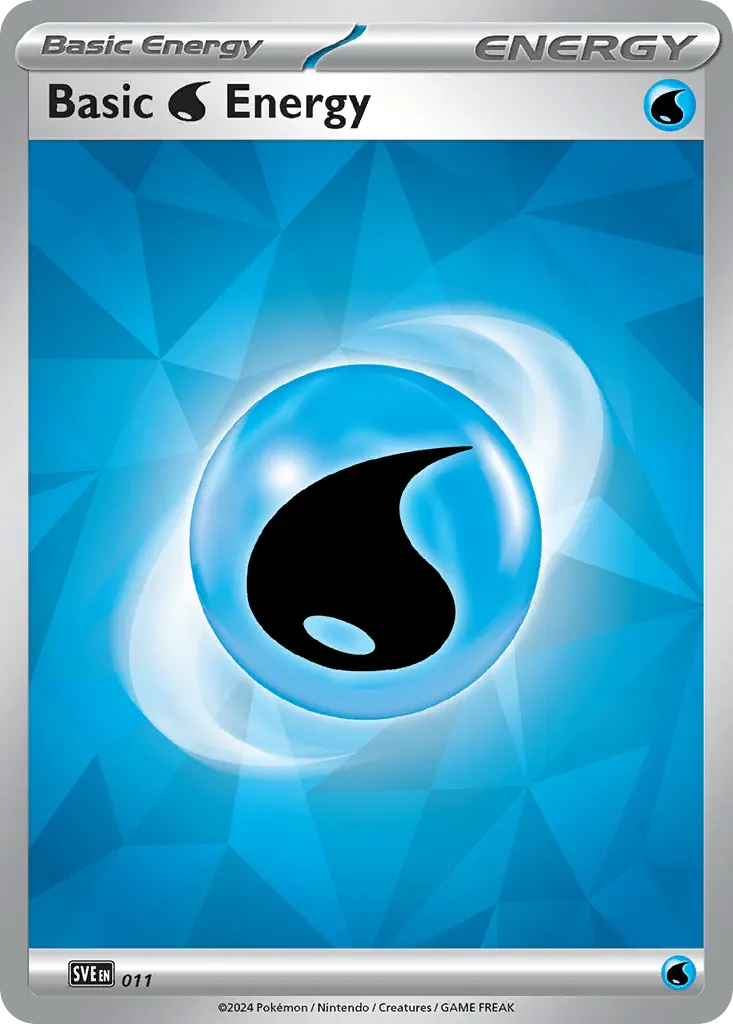Basic Water Energy — Scarlet & Violet Energies 11 Pokémon card