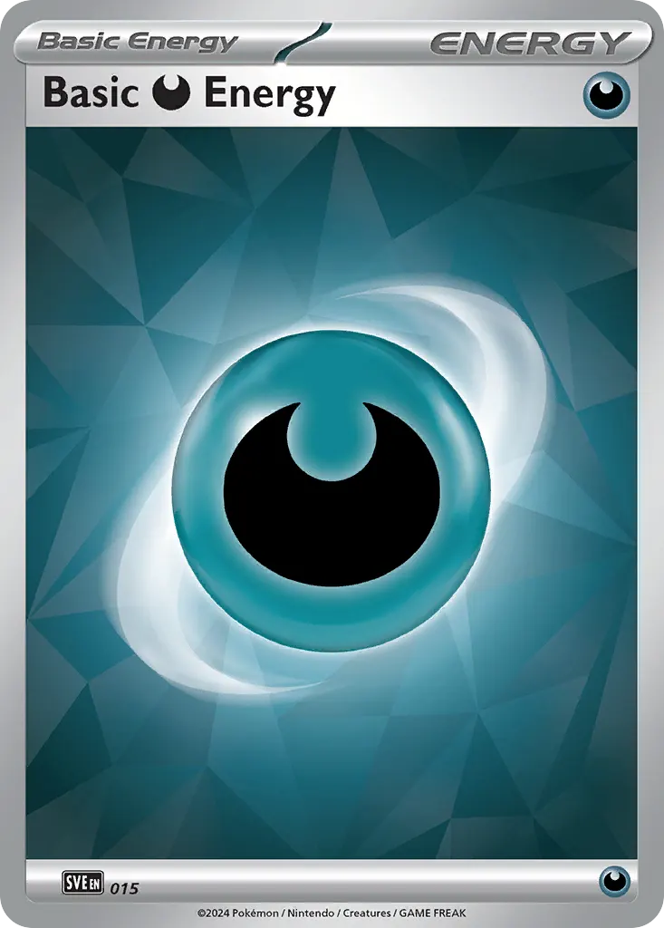 Basic Darkness Energy — Scarlet & Violet Energies 15 Pokémon card