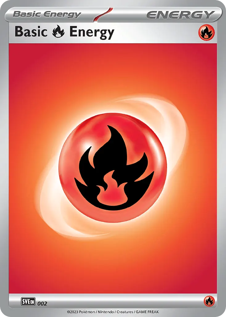 Basic Fire Energy — Scarlet & Violet Energies 2 Pokémon card