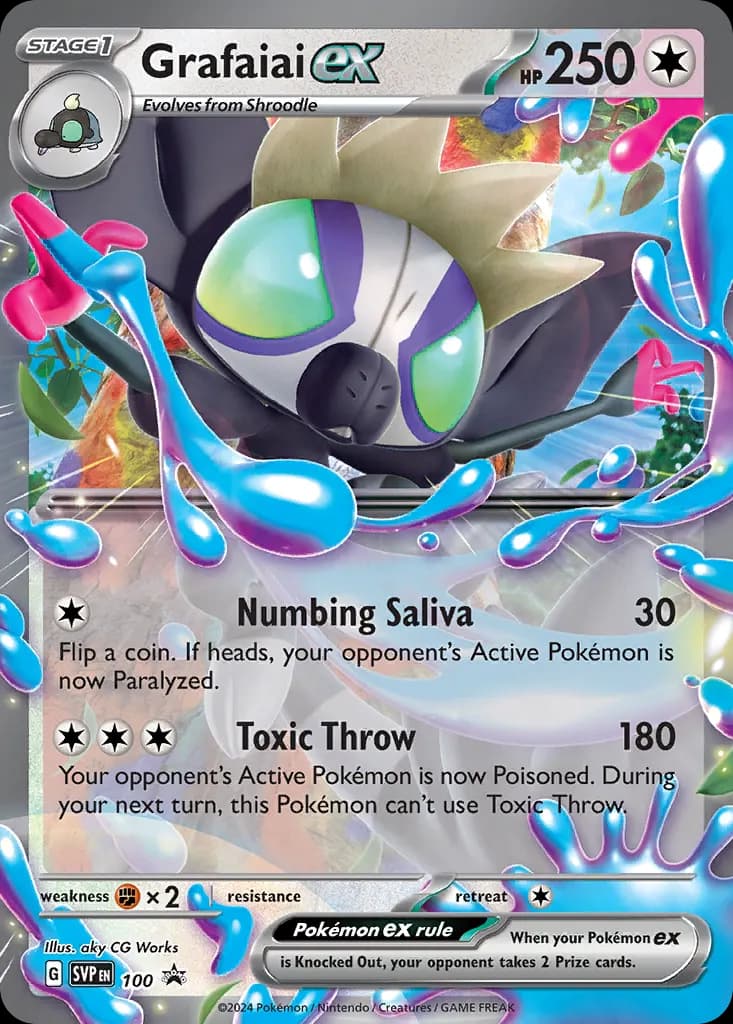 Grafaiai ex — Scarlet & Violet Black Star Promos 100 Pokémon card