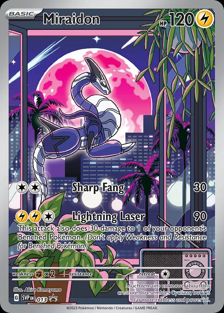 Miraidon — Scarlet & Violet Black Star Promos 13 Pokémon card