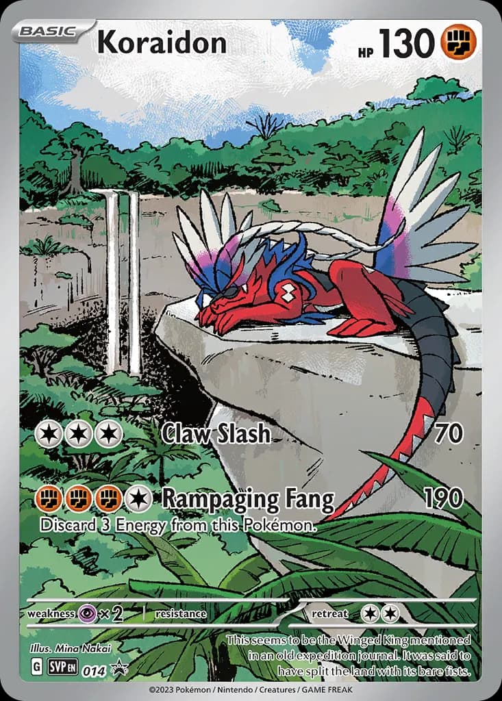 Koraidon — Scarlet & Violet Black Star Promos 14 Pokémon card