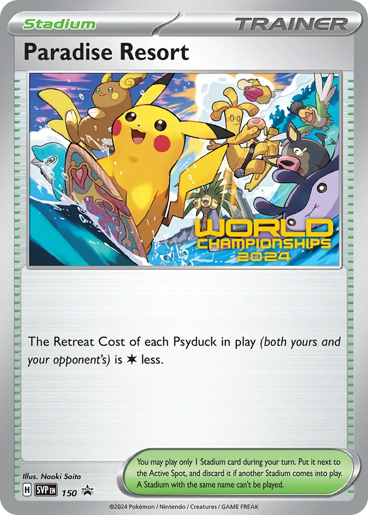 Paradise Resort — Scarlet & Violet Black Star Promos 150 Pokémon card