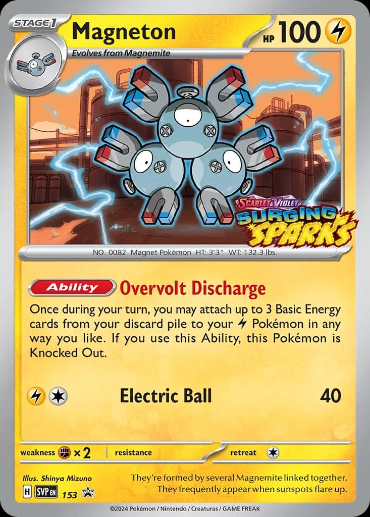 Magneton — Scarlet & Violet Black Star Promos 153 Pokémon card