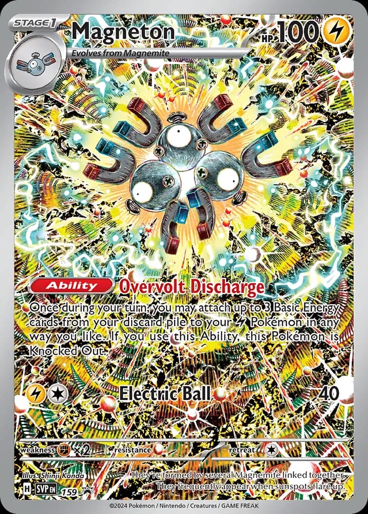 Magneton — Scarlet & Violet Black Star Promos 159 Pokémon card