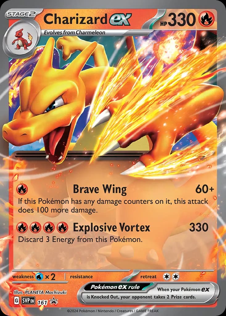 Charizard ex — Scarlet & Violet Black Star Promos 161 Pokémon card