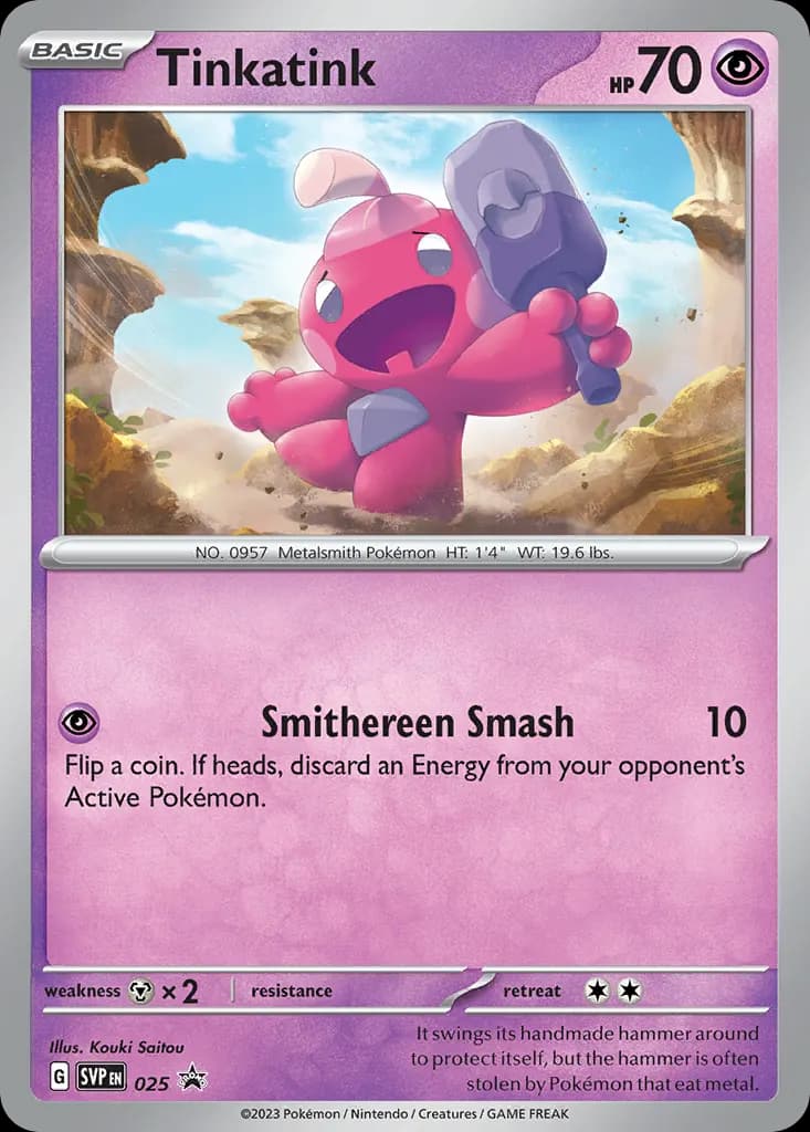 Tinkatink — Scarlet & Violet Black Star Promos 25 Pokémon card