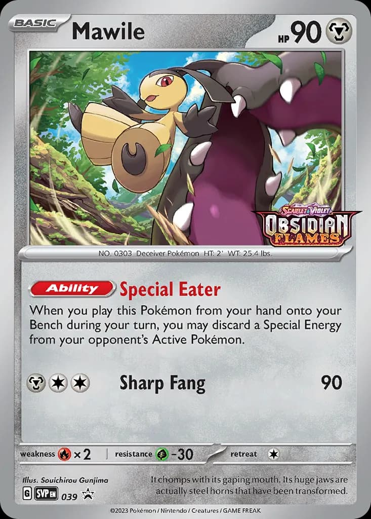 Mawile — Scarlet & Violet Black Star Promos 39 Pokémon card